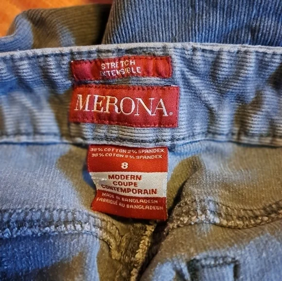 Merona corduroy pants size 8 - Picture 7 of 7